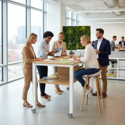 MESA ALTA DE TRABAJO MÓVIL